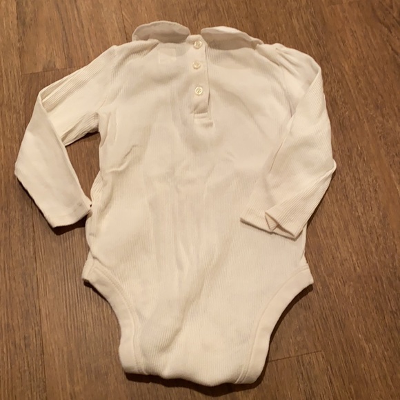Baby Gap Peter Pan Collar Bodysuit 6-12M - Picture 3 of 4